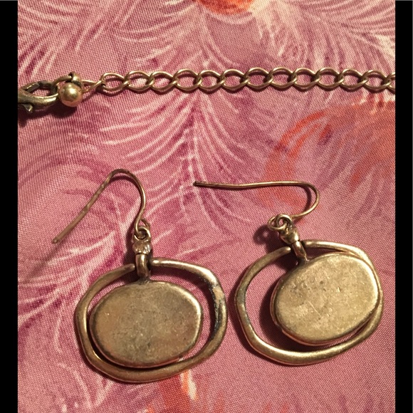 Necklace & Earring Artisan Jewelry SET Gold & Sterling ~ Unique PERFECT GIFT 🎁 - Picture 5 of 16